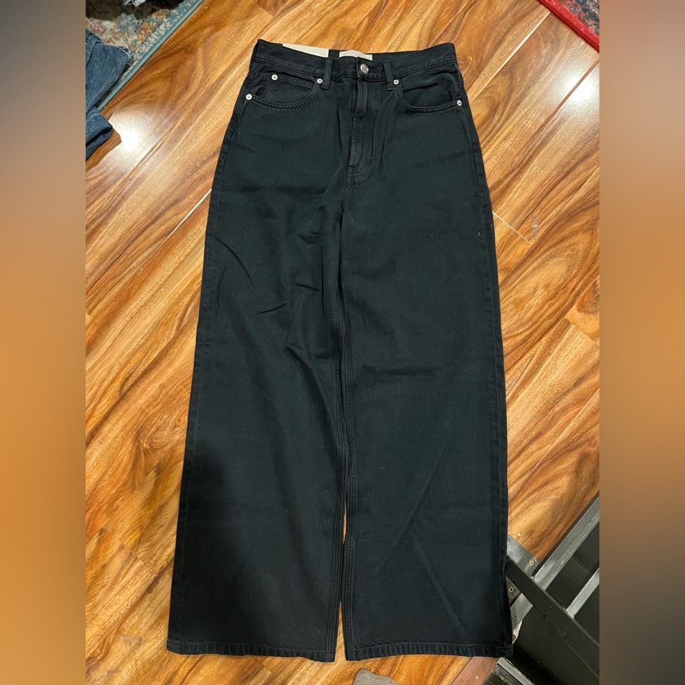NWT Everlane Black The Baggy Jean